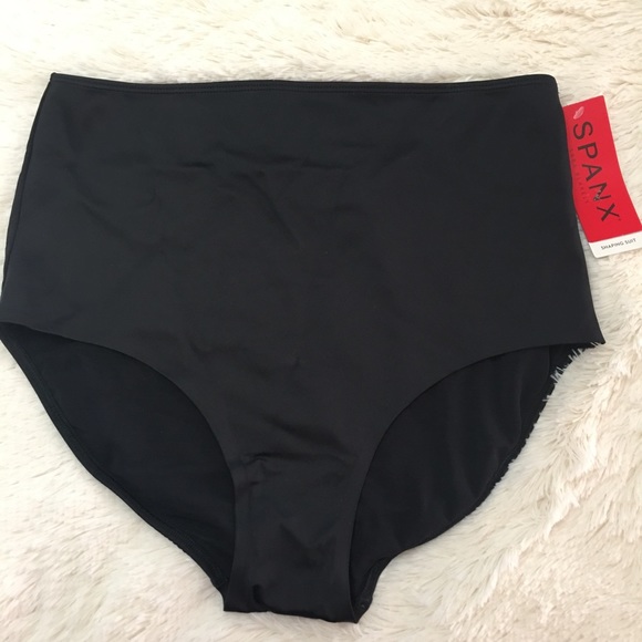 spanx high waisted bathing suit bottoms